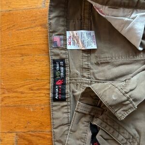 Ariat Men's FR Khaki Straight Leg pants